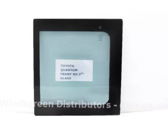 Picture of Sideglass Toyota Quantum Front RH 3RD GLASS